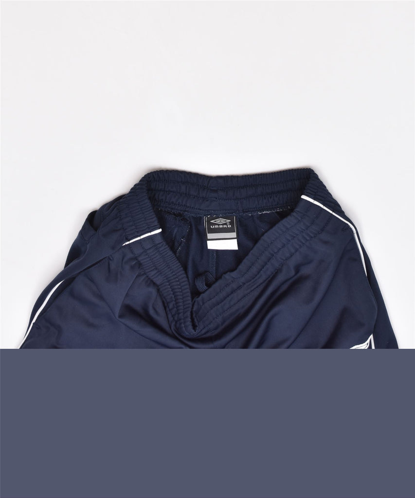 UMBRO Boys Tracksuit Trousers 9-10 Years Navy Blue Polyester Sports | Vintage | Thrift | Second-Hand | Used Clothing | Messina Hembry 