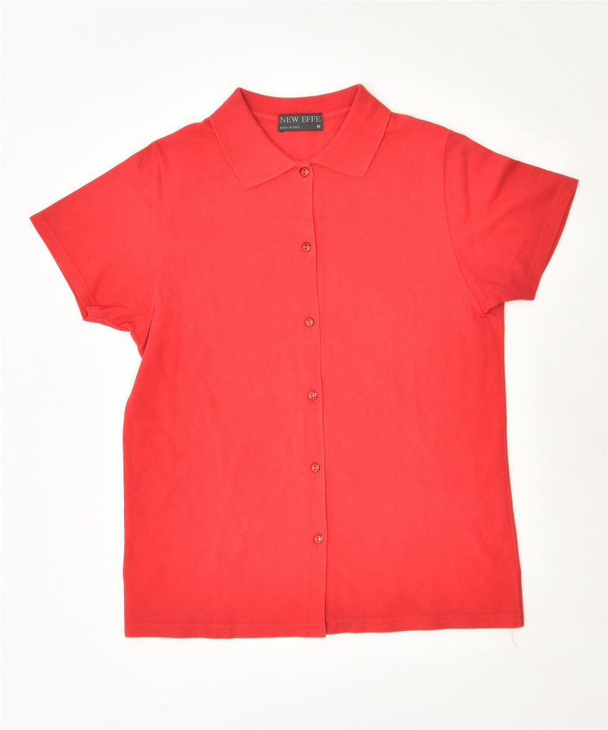 NEW EFFE Womens Polo Shirt UK 12 Medium Red Vintage | Vintage | Thrift | Second-Hand | Used Clothing | Messina Hembry 