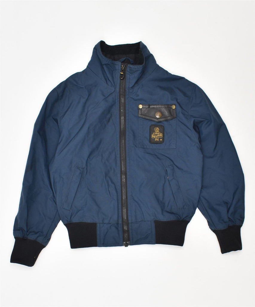 REFRIGIWEAR Boys Bomber Jacket 5-6 Years Blue Polyamide | Vintage | Thrift | Second-Hand | Used Clothing | Messina Hembry 