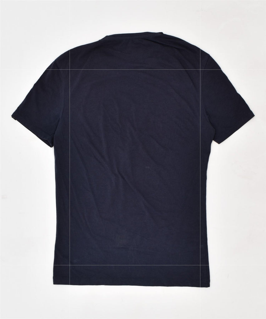 GUESS Mens Extra Slim Fit T-Shirt Top XS Navy Blue Cotton | Vintage | Thrift | Second-Hand | Used Clothing | Messina Hembry 