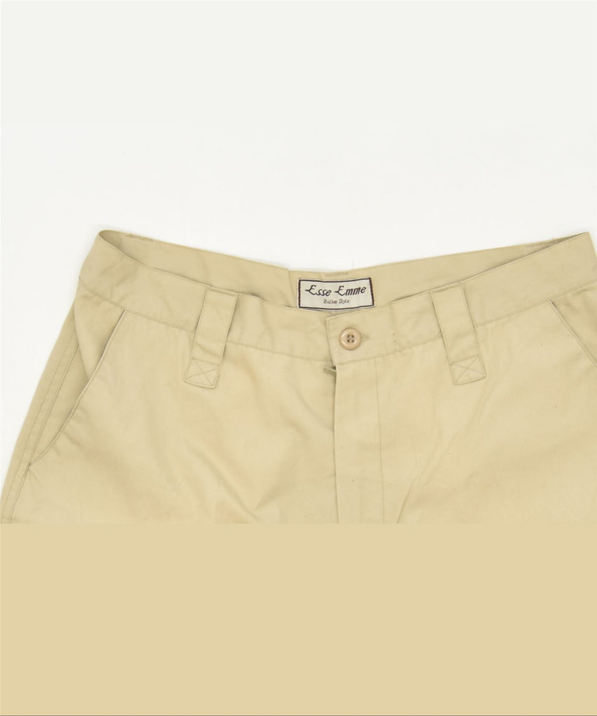 ESSE EMME Mens Cargo Shorts W34 Large Beige Classic Vintage | Vintage | Thrift | Second-Hand | Used Clothing | Messina Hembry 