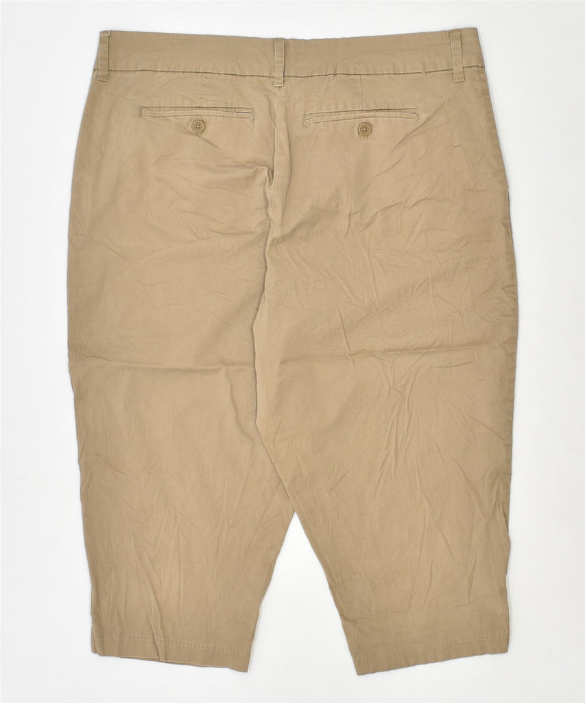 LEE Womens Riders Chino Shorts US 16 2XL W36 Beige Cotton | Vintage | Thrift | Second-Hand | Used Clothing | Messina Hembry 