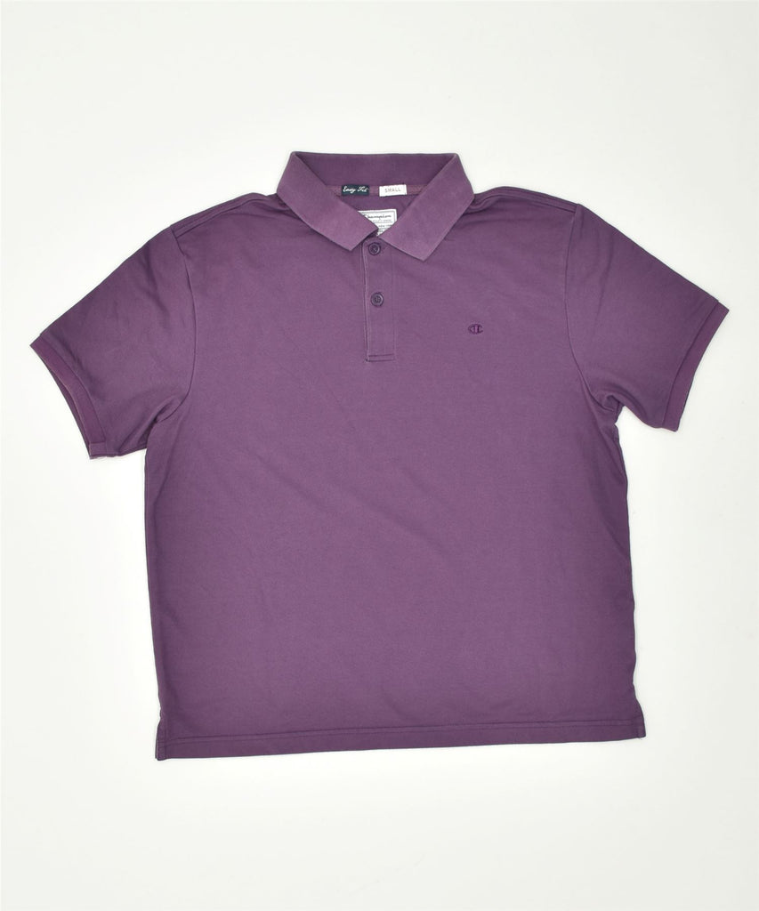 CHAMPION Mens Easy Fit Polo Shirt Small Purple Cotton | Vintage | Thrift | Second-Hand | Used Clothing | Messina Hembry 