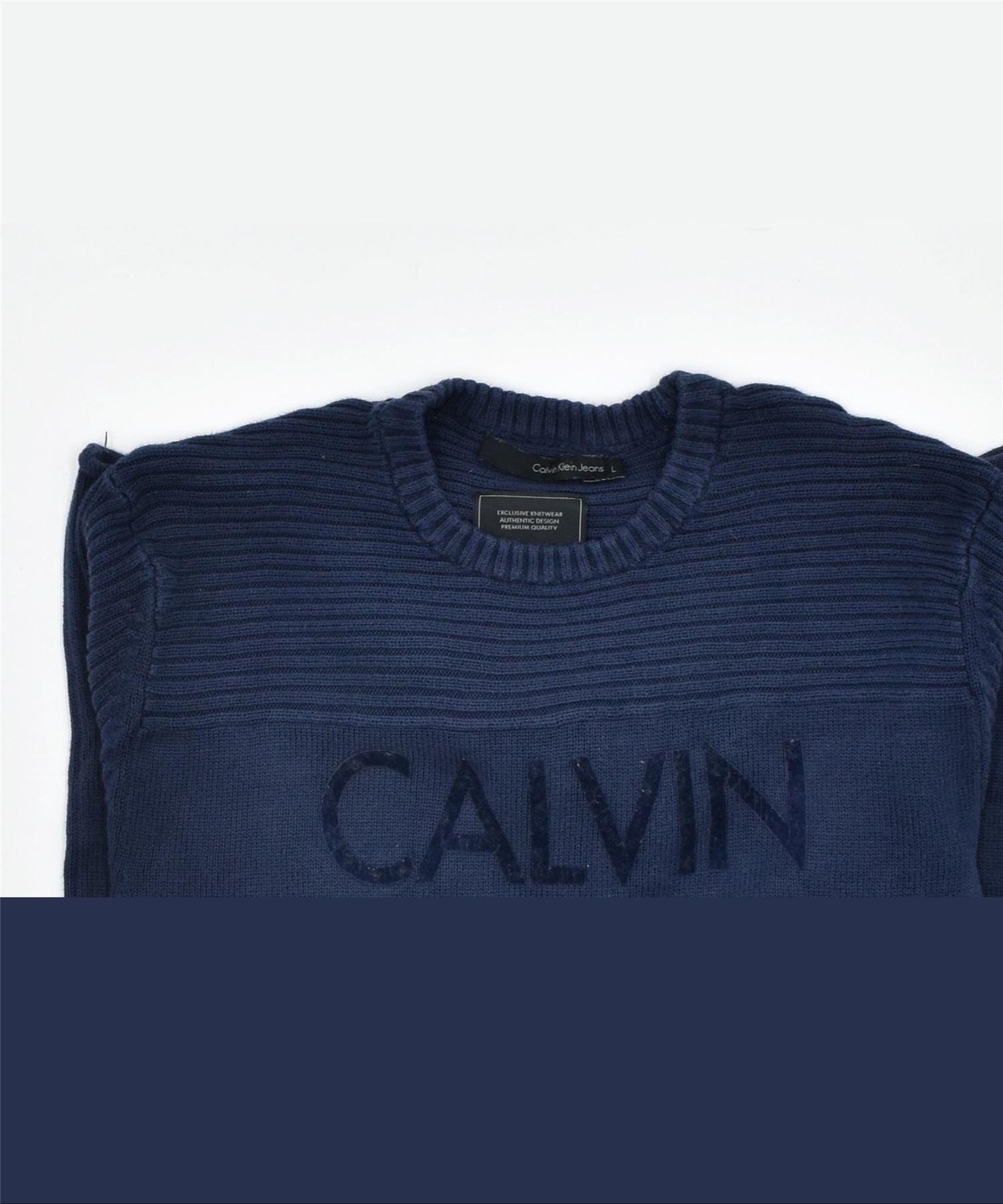 Blue calvin klein sale sweater