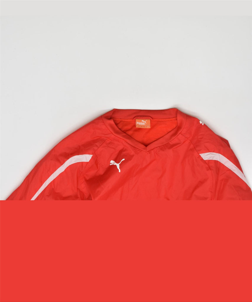PUMA Boys Pullover Tracksuit Top Jacket 11-12 Years Red Polyester | Vintage | Thrift | Second-Hand | Used Clothing | Messina Hembry 
