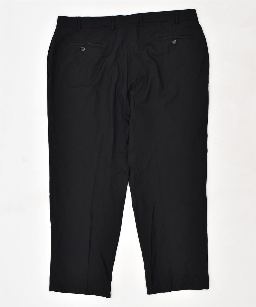 RALPH LAUREN Womens Suit Trousers W40 L28 Black Wool | Vintage | Thrift | Second-Hand | Used Clothing | Messina Hembry 