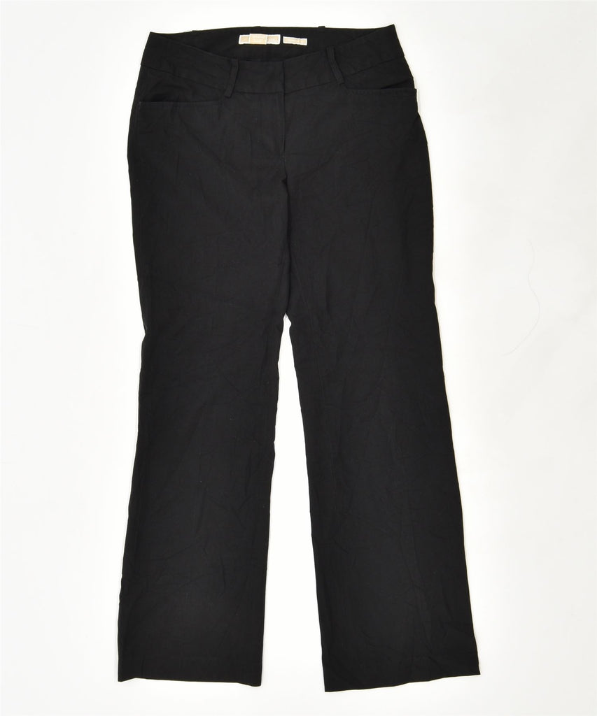 MICHAEL KORS Womens Bootcut Casual Trousers US 4 Small W30 L31 Black | Vintage | Thrift | Second-Hand | Used Clothing | Messina Hembry 