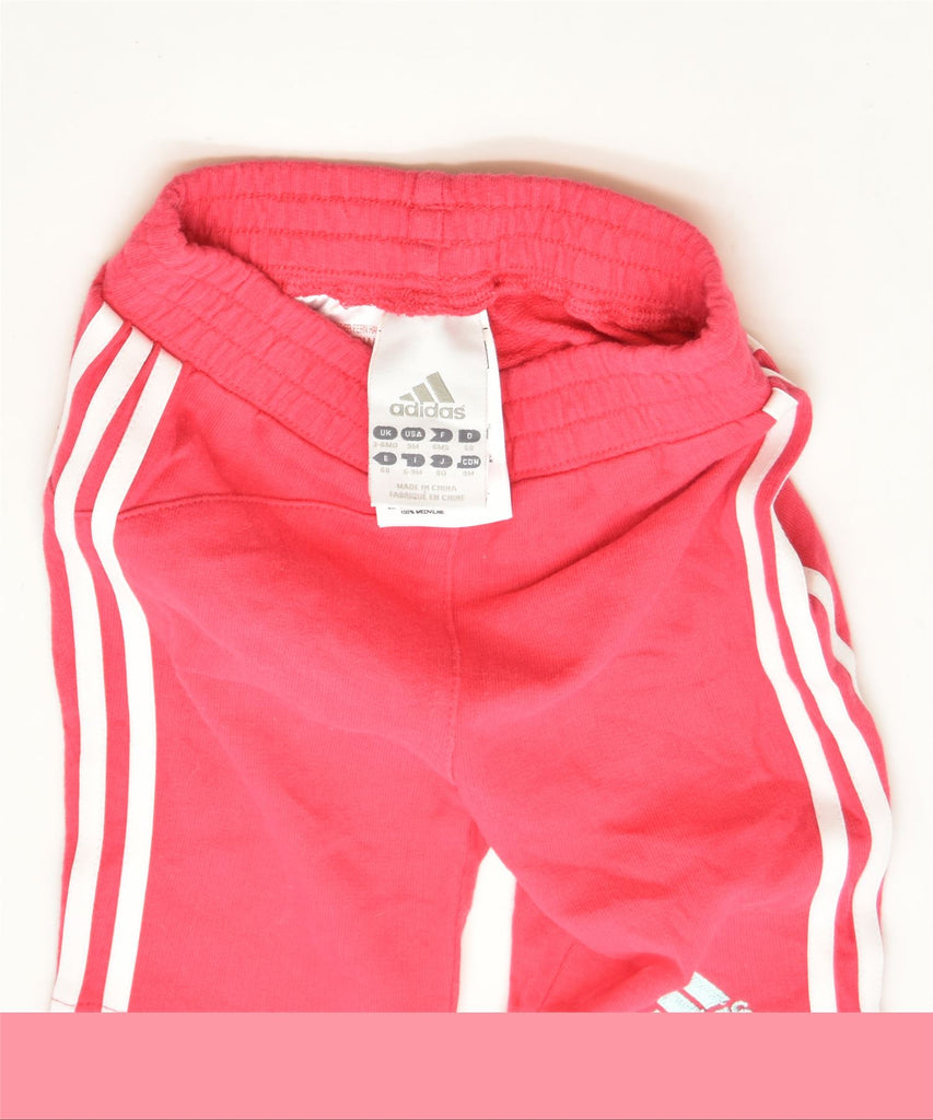 ADIDAS Girls Tracksuit Trousers 3-6 Months Pink Cotton Sports | Vintage | Thrift | Second-Hand | Used Clothing | Messina Hembry 