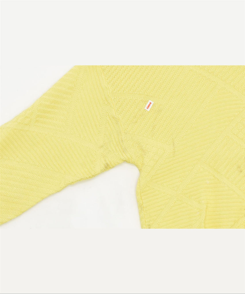 JOCKEY Mens Crew Neck Jumper Sweater Medium Yellow Vintage | Vintage | Thrift | Second-Hand | Used Clothing | Messina Hembry 