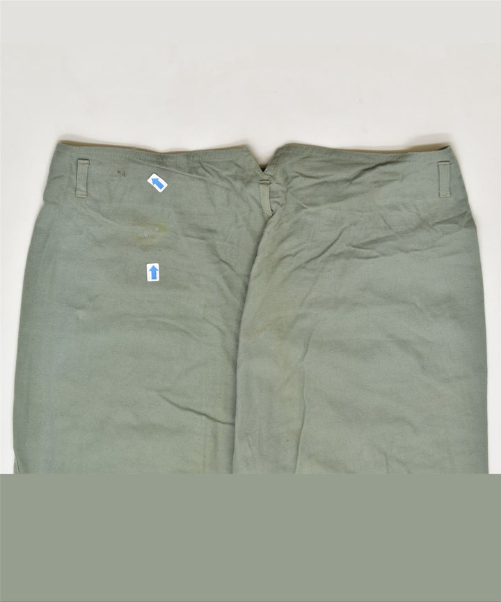 TREND TEX Womens High Waist Chino Trousers W32 L27 Khaki Cotton Vintage | Vintage | Thrift | Second-Hand | Used Clothing | Messina Hembry 