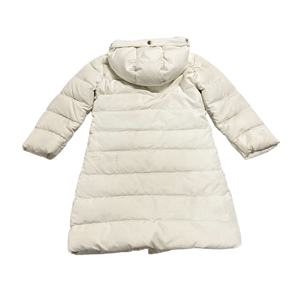 Moncler Kids Long Puffer Coat | Vintage High End Designer Padded Jacket White | Vintage Messina Hembry | Thrift | Second-Hand Messina Hembry | Used Clothing | Messina Hembry 