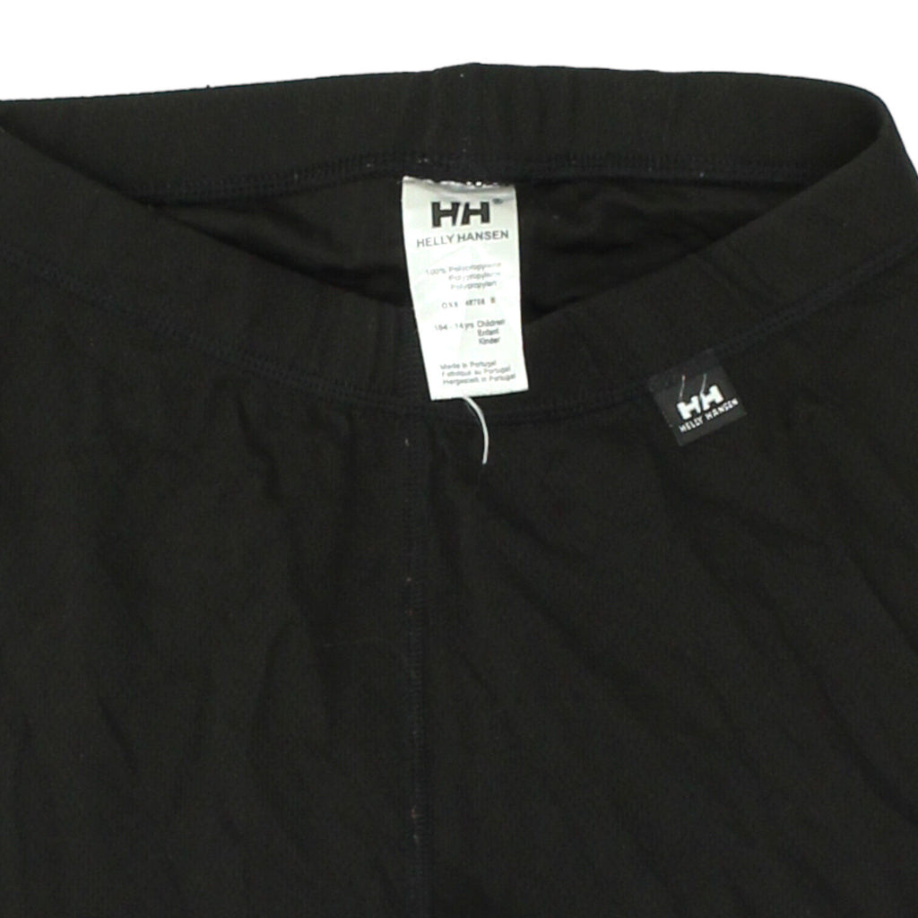 Helly Hansen Kids Black Stretchy Leggings | Vintage High End Activewear VTG | Vintage Messina Hembry | Thrift | Second-Hand Messina Hembry | Used Clothing | Messina Hembry 