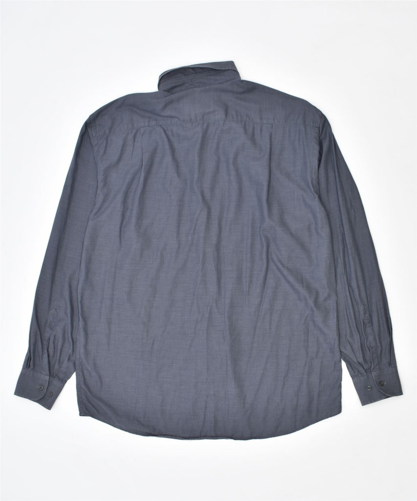 ROCCOBAROCCO Mens Shirt Size 42 16 1/2 Large Grey Cotton | Vintage | Thrift | Second-Hand | Used Clothing | Messina Hembry 