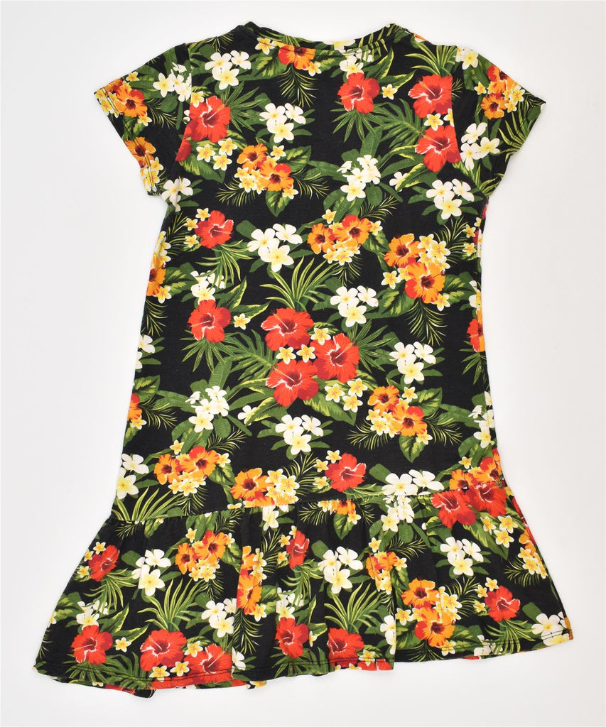 BYBLOS Girls A-Line Dress 13-14 Years Multicoloured Floral Cotton Vintage | Vintage | Thrift | Second-Hand | Used Clothing | Messina Hembry 