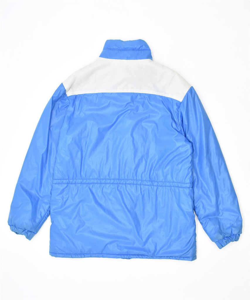 BLUESKY Womens Windbreaker Jacket IT 48 XL Blue Colourblock Polyester | Vintage | Thrift | Second-Hand | Used Clothing | Messina Hembry 