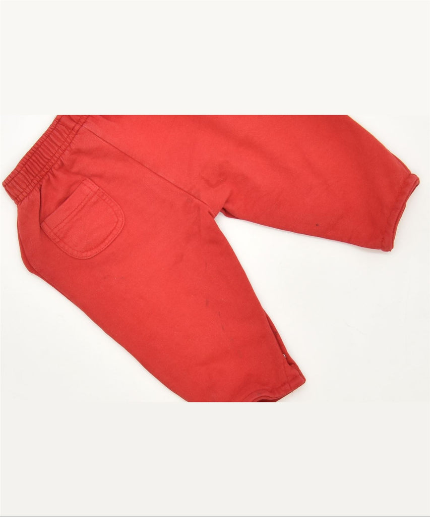 CHAMPION Boys Tracksuit Trousers 9-12 Months Red Cotton Sports | Vintage | Thrift | Second-Hand | Used Clothing | Messina Hembry 