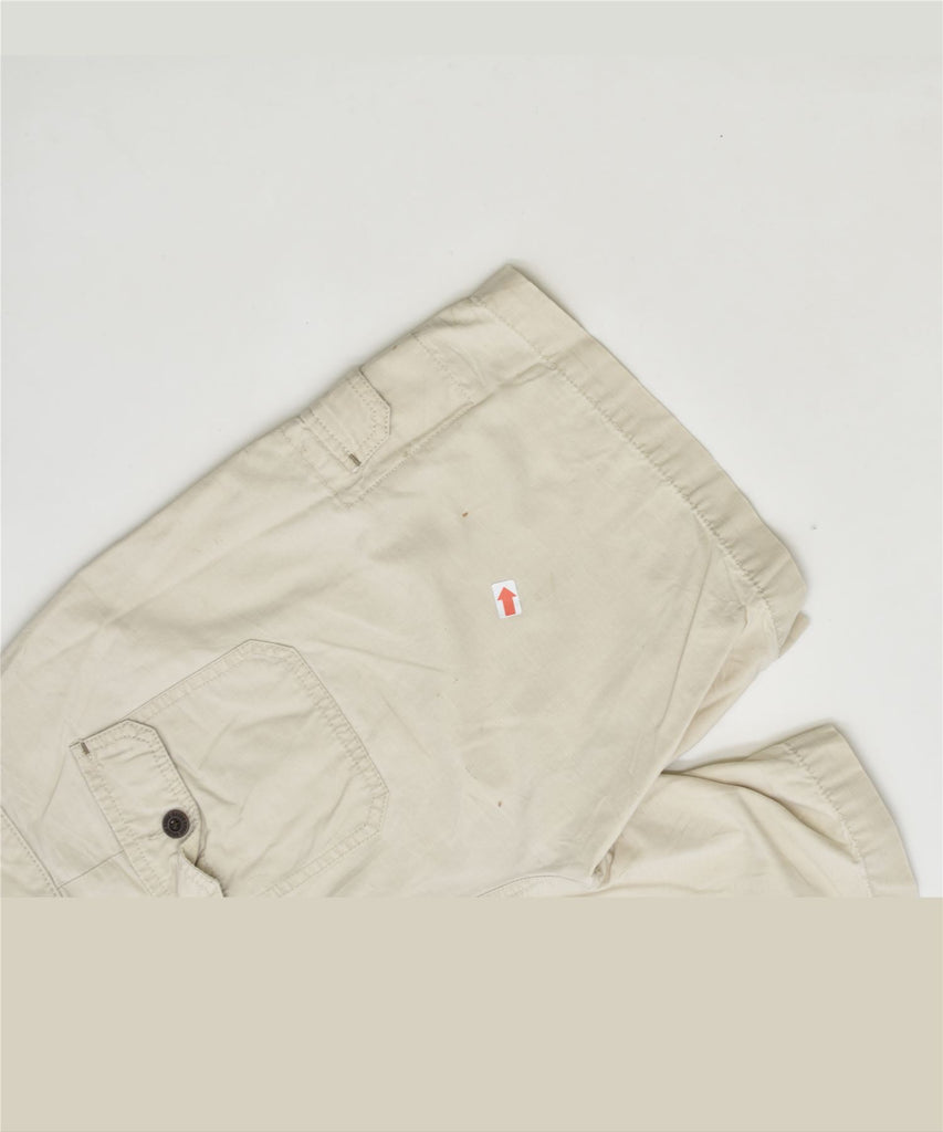 EDDIE BAUER Womens Chino Shorts US 8 Medium W32 Beige Cotton | Vintage | Thrift | Second-Hand | Used Clothing | Messina Hembry 