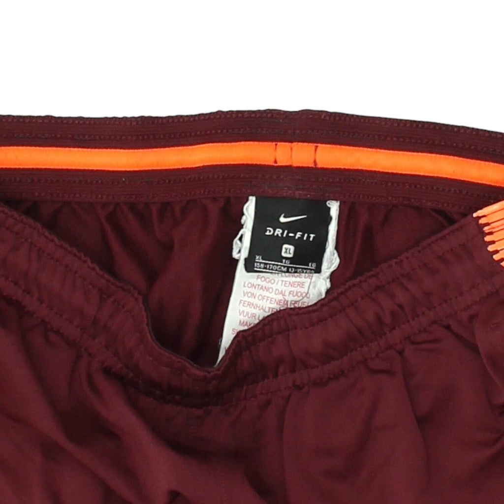 FC Barcelona Nike Boys Burgundy Tracksuit Bottoms | Football Kids Track Pants | Vintage Messina Hembry | Thrift | Second-Hand Messina Hembry | Used Clothing | Messina Hembry 