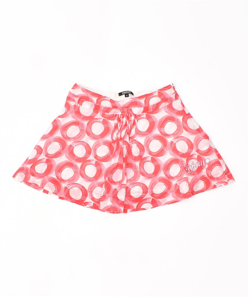 DKNY Girls A-Line Skirt 7-8 Years W22 Red Spotted Cotton | Vintage | Thrift | Second-Hand | Used Clothing | Messina Hembry 