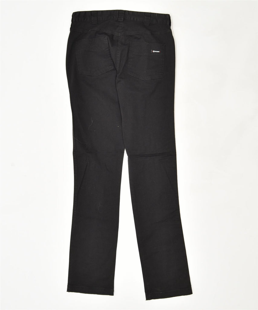 COLMAR Womens Slim Casual Trousers IT 42 Medium W28 L33 Black Cotton | Vintage | Thrift | Second-Hand | Used Clothing | Messina Hembry 