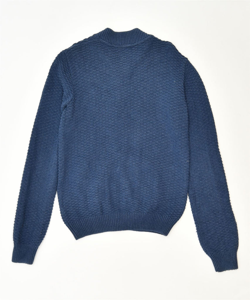 PENGUIN Boys Cardigan Sweater 14-15 Years Blue Acrylic Classic | Vintage | Thrift | Second-Hand | Used Clothing | Messina Hembry 