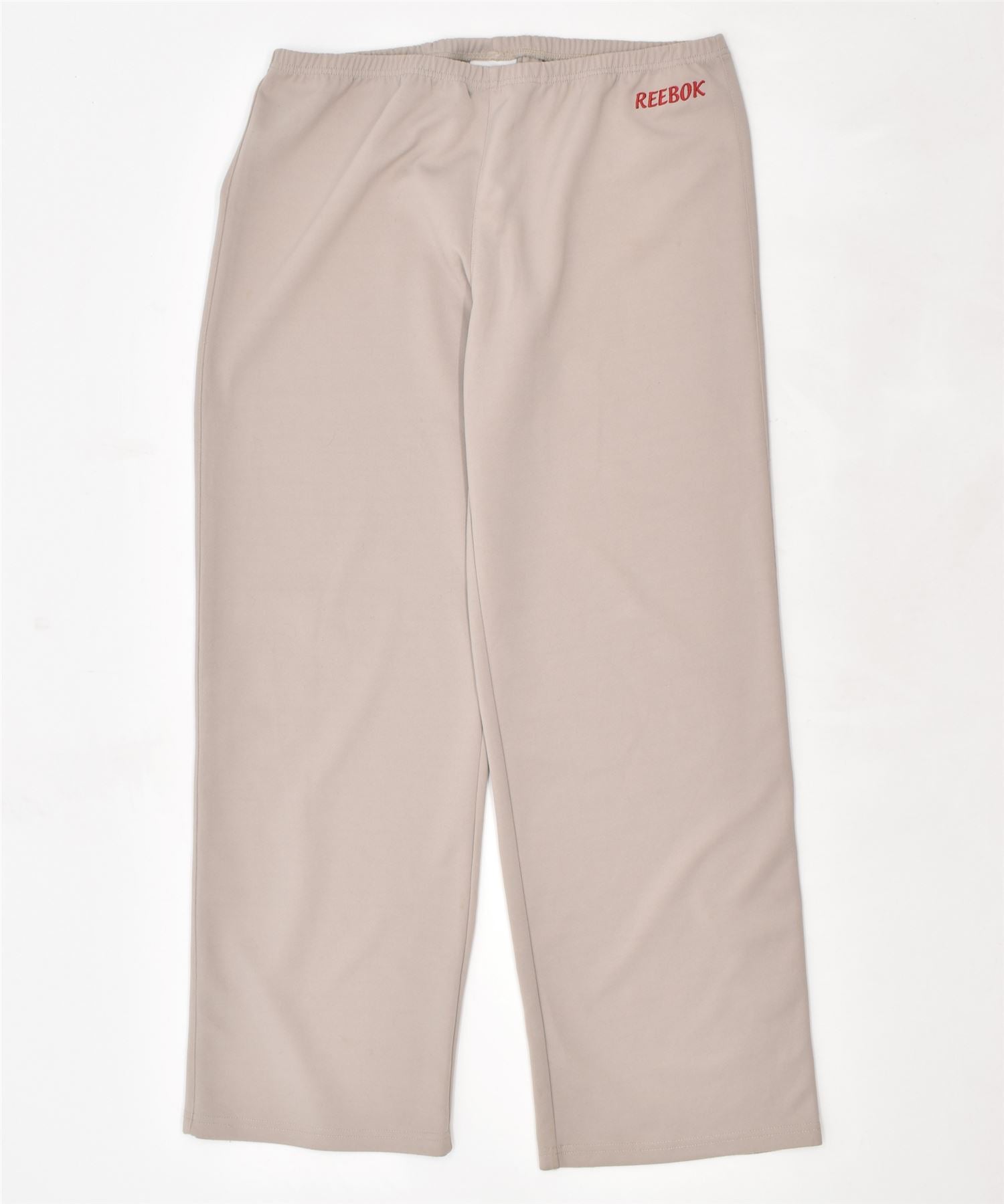 REEBOK Pantalones de chandal holgados para mujer ES 20 2XL Poliester beige