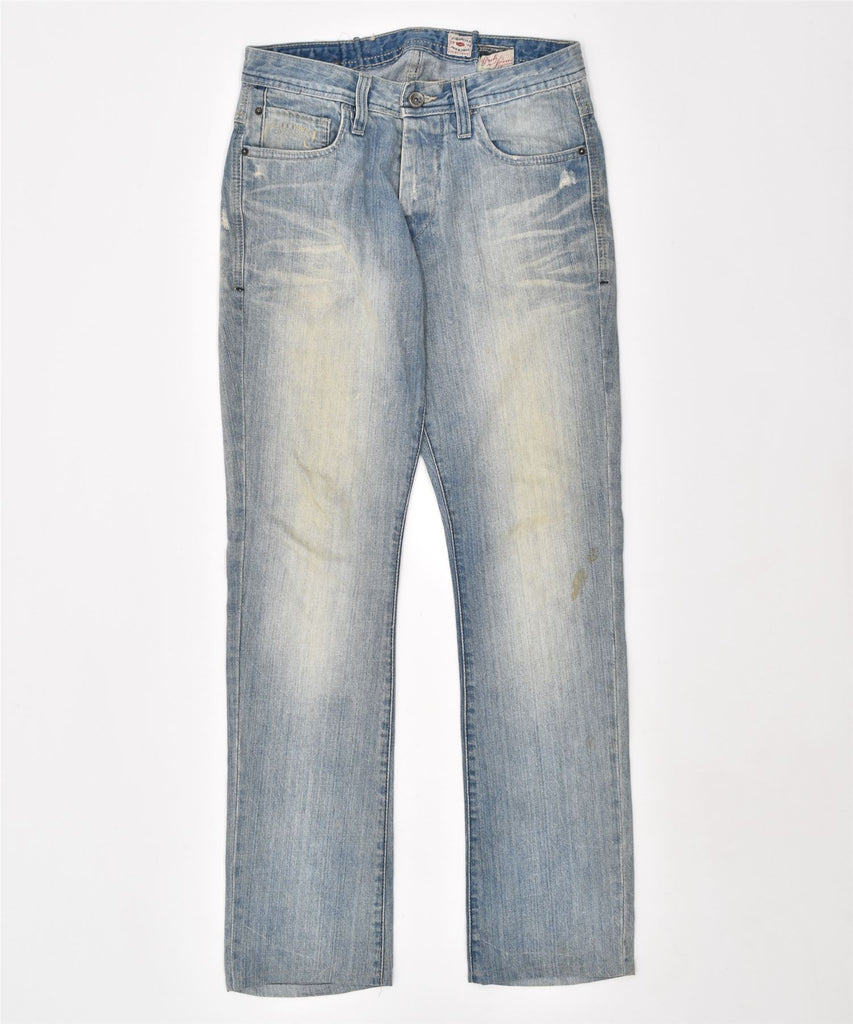 JACK & JONES Mens Straight Jeans W31 L34 Blue Cotton | Vintage | Thrift | Second-Hand | Used Clothing | Messina Hembry 