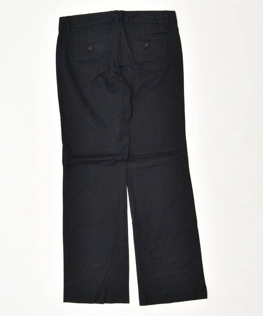 TOMMY HILFIGER Womens Straight Chino Trousers US 10 Large W34 L32 Black | Vintage | Thrift | Second-Hand | Used Clothing | Messina Hembry 