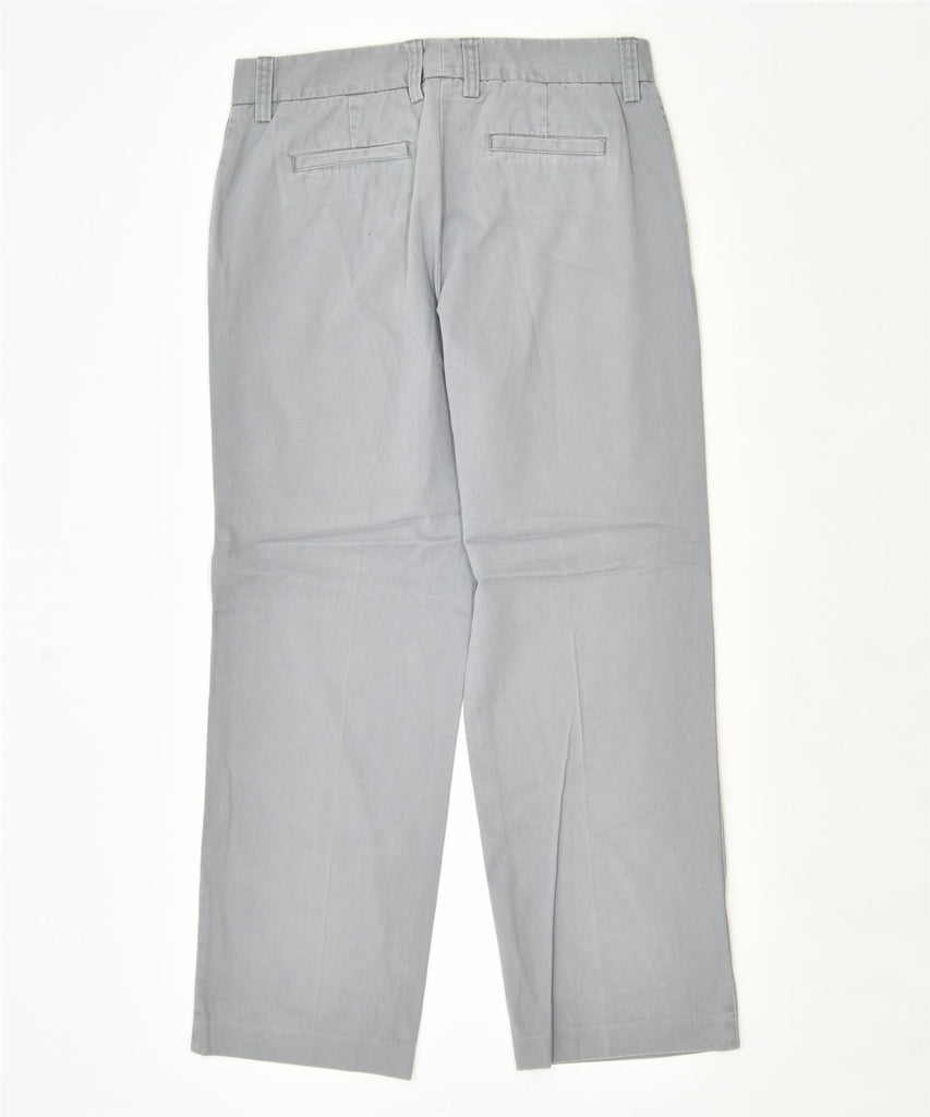 J. CREW Womens Straight Chino Trousers US 10 Large W32 L29 Grey Cotton | Vintage | Thrift | Second-Hand | Used Clothing | Messina Hembry 