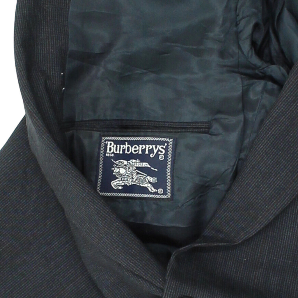 Burberrys Mens Blazer Jacket | Vintage High End Luxury Designer Suit VTG | Vintage Messina Hembry | Thrift | Second-Hand Messina Hembry | Used Clothing | Messina Hembry 