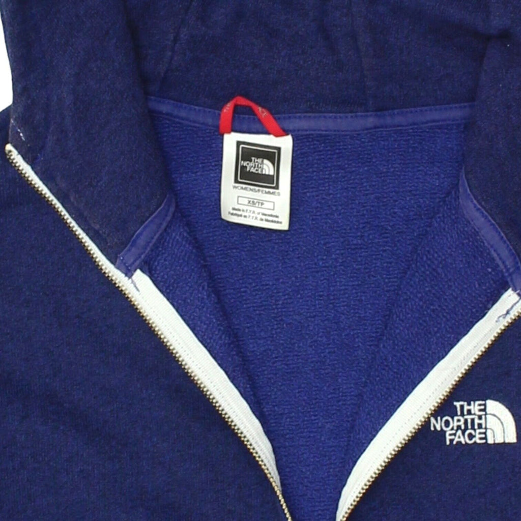 The North Face Womens Purple Full Zip Hoodie | Activewear Sportswear Hoody VTG | Vintage Messina Hembry | Thrift | Second-Hand Messina Hembry | Used Clothing | Messina Hembry 