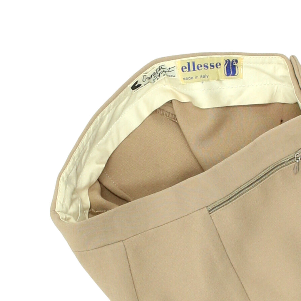 Ellesse Womens Beige Stirrup Trousers | Vintage Horse Riding Sportswear VTG | Vintage Messina Hembry | Thrift | Second-Hand Messina Hembry | Used Clothing | Messina Hembry 