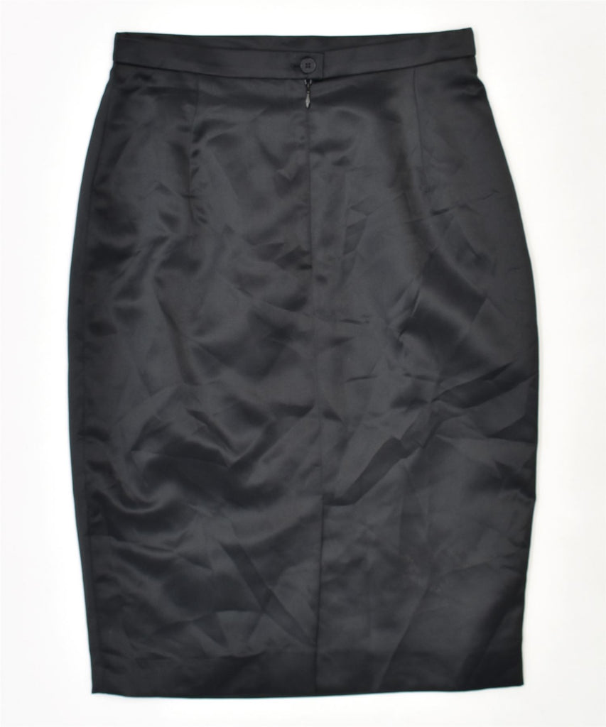 STANNER Womens Pencil Skirt EU 38 Small W28 Black Cotton Vintage | Vintage | Thrift | Second-Hand | Used Clothing | Messina Hembry 