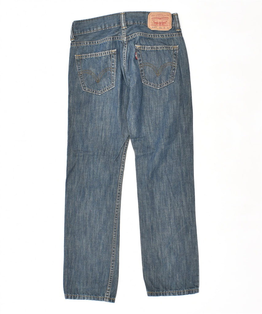 LEVI'S Boys 513 Straight Jeans 9-10 Years W25 L25 Blue Cotton | Vintage | Thrift | Second-Hand | Used Clothing | Messina Hembry 