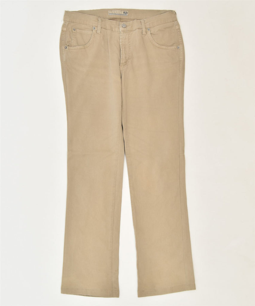 SERGIO TACCHINI Womens Bootcut Casual Trousers W29 L30 Beige Classic | Vintage | Thrift | Second-Hand | Used Clothing | Messina Hembry 