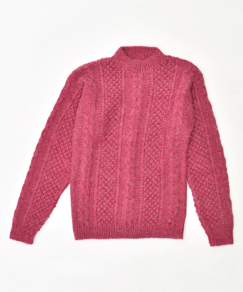 VINTAGE Womens Turtle Neck Jumper Sweater UK 4 XS Pink | Vintage | Thrift | Second-Hand | Used Clothing | Messina Hembry 