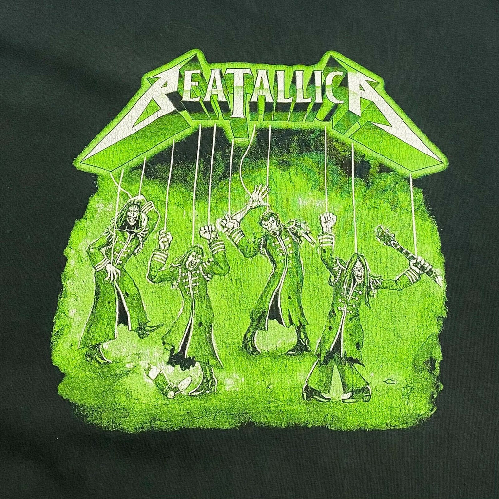 Beatallica Tour Tshirt | Vintage Beatles Metallica Music Cover Mash-up Band VTG | Vintage Messina Hembry | Thrift | Second-Hand Messina Hembry | Used Clothing | Messina Hembry 