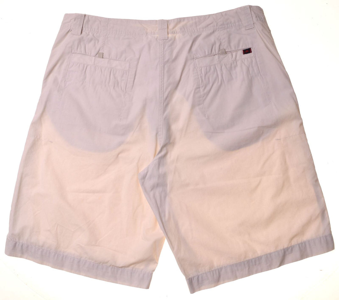 KAPPA Womens Chino Shorts IT 50 XL W36 Off White Cotton Perfect Fit - Second Hand & Vintage Designer Clothing - Messina Hembry