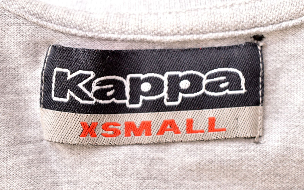 KAPPA Mens Polo Shirt XS Grey Cotton - Second Hand & Vintage Designer Clothing - Messina Hembry