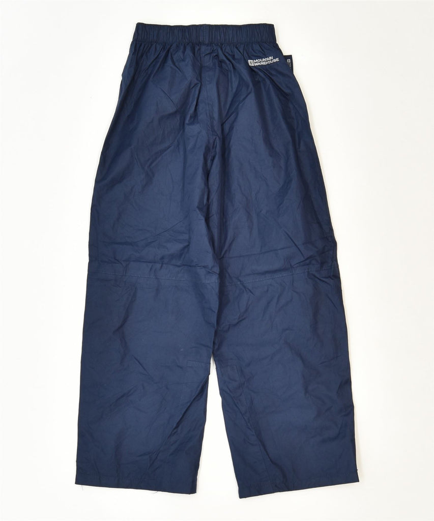 MOUNTAIN WAREHOUSE Boys Tracksuit Trousers 7-8 Years Navy Blue Sports | Vintage | Thrift | Second-Hand | Used Clothing | Messina Hembry 