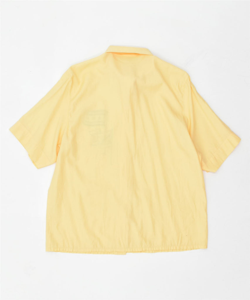 HAMMERLE Womens Short Sleeve Shirt Blouse EU 40 Medium Yellow Vintage | Vintage | Thrift | Second-Hand | Used Clothing | Messina Hembry 