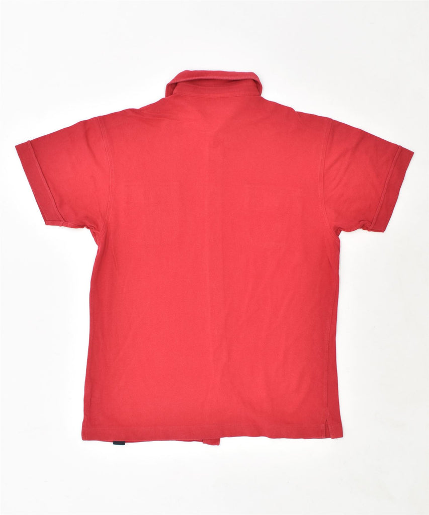 TRUSSARDI Mens Short Sleeve Shirt Medium Red Cotton Vintage | Vintage | Thrift | Second-Hand | Used Clothing | Messina Hembry 