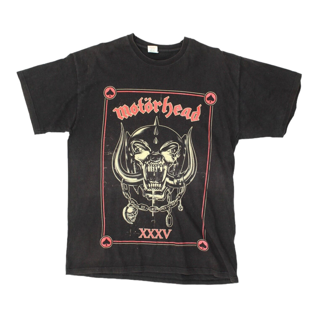 Motörhead XXXV Mens Black Tshirt | Rock Metal Music Band Tee VTG | Vintage Messina Hembry | Thrift | Second-Hand Messina Hembry | Used Clothing | Messina Hembry 