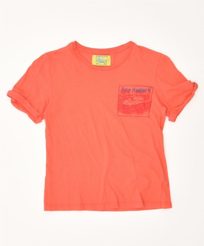 ROY ROGERS Boys Graphic T-Shirt Top 5-6 Years Orange Cotton | Vintage | Thrift | Second-Hand | Used Clothing | Messina Hembry 