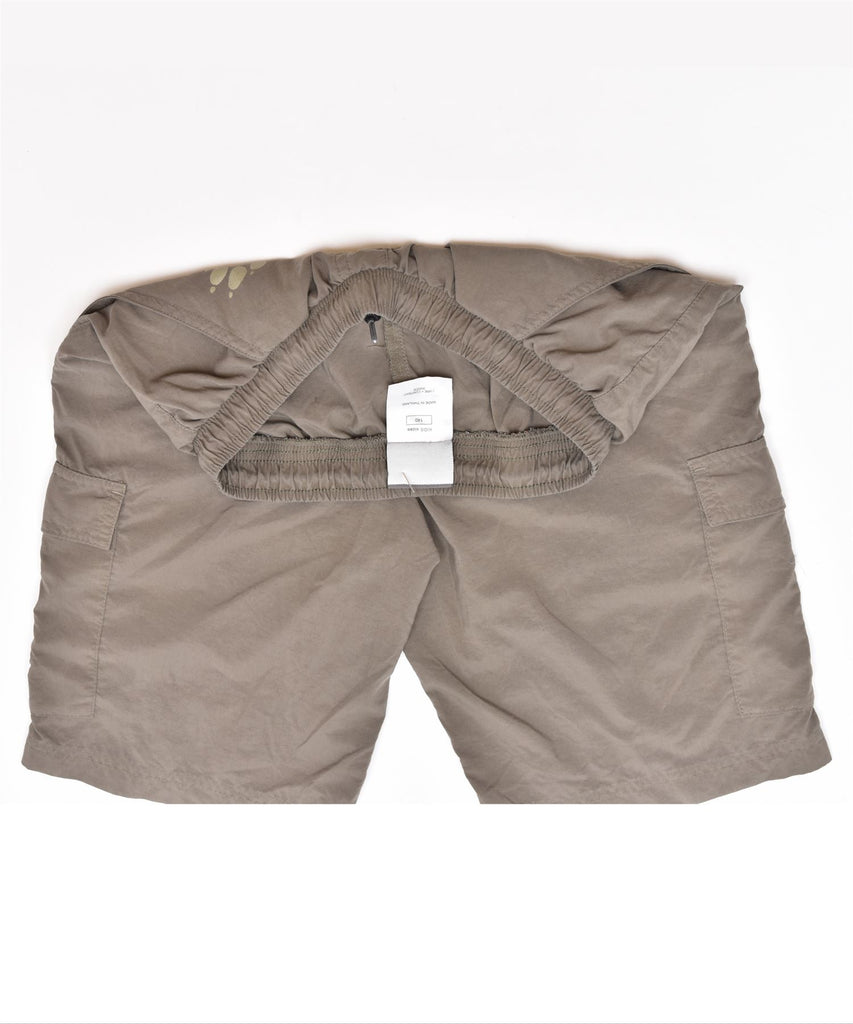 JACK WOLFSKIN Boys Cargo Shorts 10-11 Years W22 Khaki Polyamide | Vintage | Thrift | Second-Hand | Used Clothing | Messina Hembry 