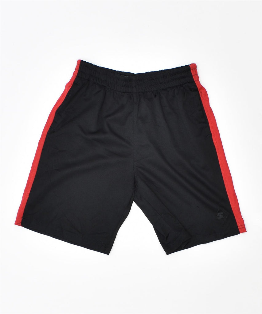 STARTER Boys Dri-Star Sport Shorts 7-8 Years Medium Black Polyester | Vintage | Thrift | Second-Hand | Used Clothing | Messina Hembry 