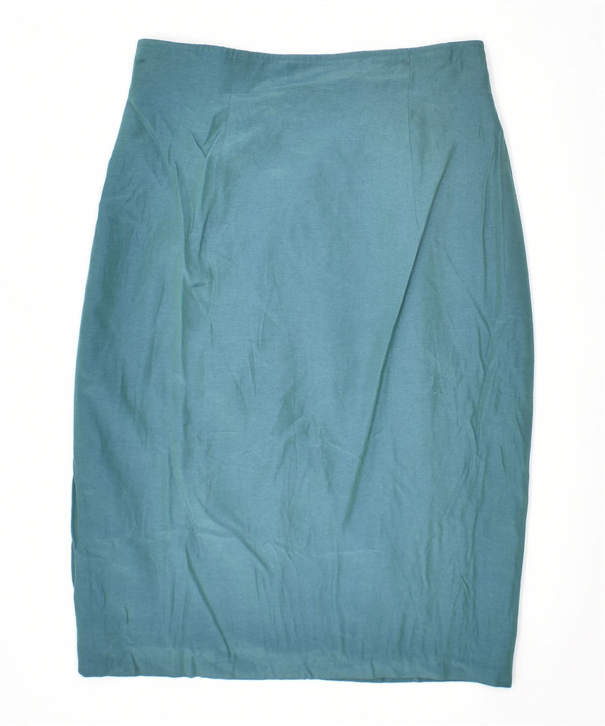 VINTAGE Womens Wrap Skirt W26 Small Turquoise | Vintage | Thrift | Second-Hand | Used Clothing | Messina Hembry 