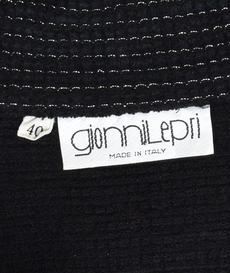 GIONNI LEPRI Womens Turtle Neck Jumper Sweater EU 40 Medium Black Acrylic | Vintage | Thrift | Second-Hand | Used Clothing | Messina Hembry 