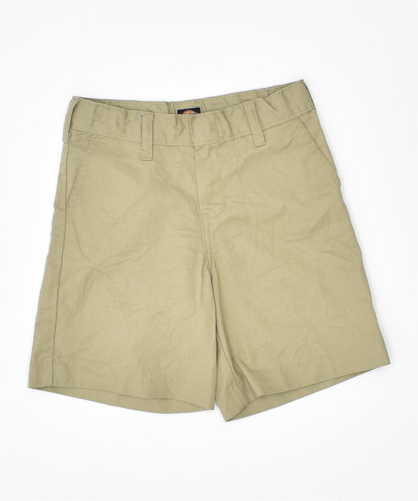 DICKIES Boys Chino Shorts 7-8 Years W22 Grey Polyester | Vintage | Thrift | Second-Hand | Used Clothing | Messina Hembry 