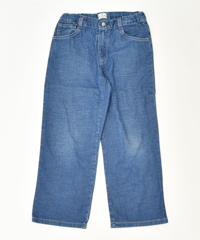 TRUSSARDI Girls Straight Jeans 5-6 Years W22 L20 Blue Cotton Classic | Vintage | Thrift | Second-Hand | Used Clothing | Messina Hembry 